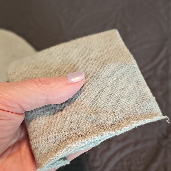 NWOT POL Size Small Gray Lace Trim Women's Top - Picture 5 of 8